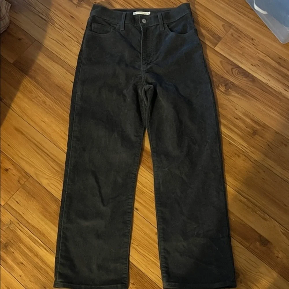 Levi’s Grey CorduroyFive Pocket Straight-Leg Jeans